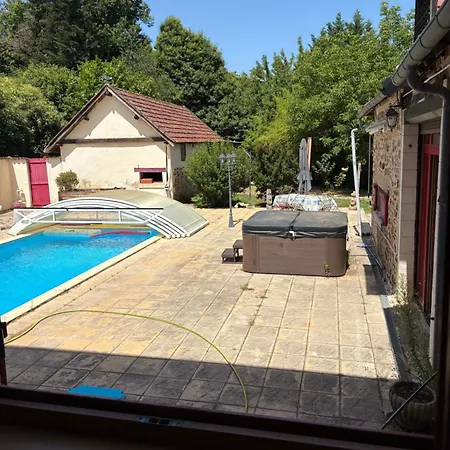 D'hotes Douceur 2 Pers Piscine Et فندق مبيت وإفطار